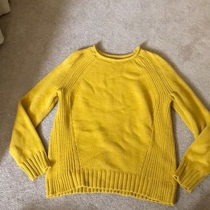 JCREW mustard sweater